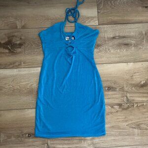 Princess Polly blue mini dress, size 4